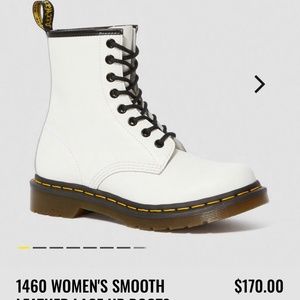 Dr Martens 1460 Smooth Leather Lace Up Boot